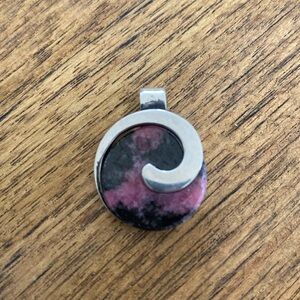Rhodonite pendant
